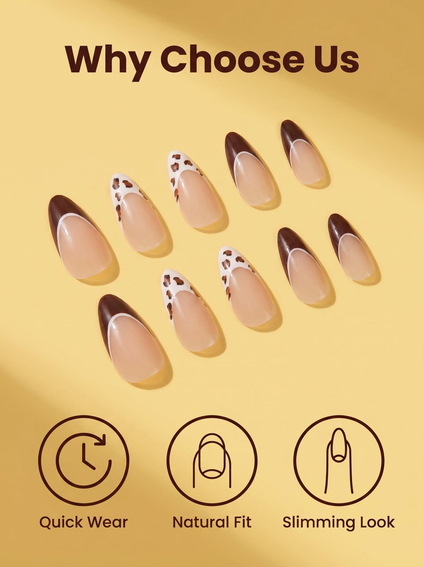 French Leopard Nails