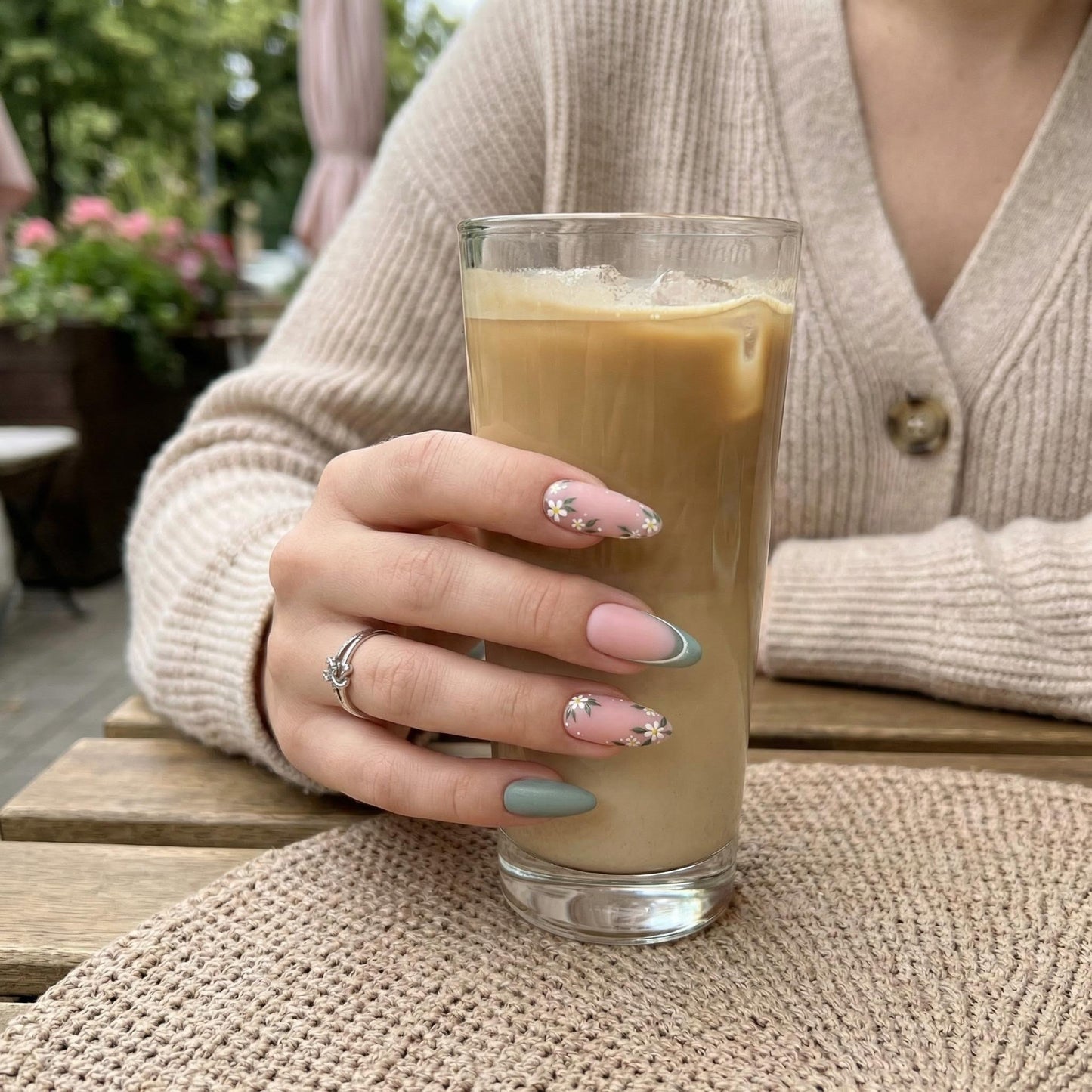 Spring Floral Press-On Nails